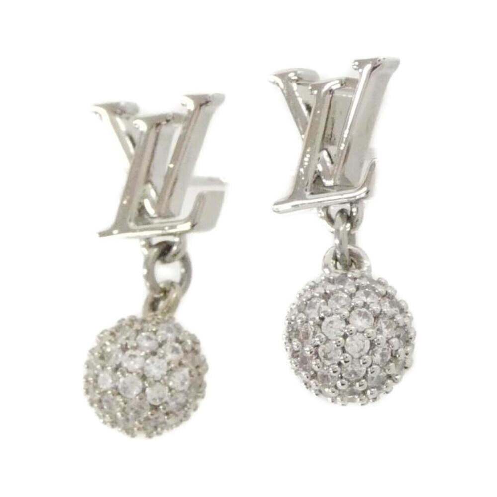 LOUIS VUITTON Silver Earrings - Picture 2 of 3